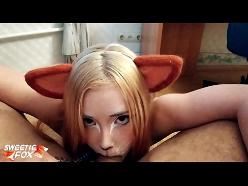 ❤️ Kitsune ingoia il cazzo e sborra in bocca ❤❌ Pornoal it.bizziporn.xyz ❌